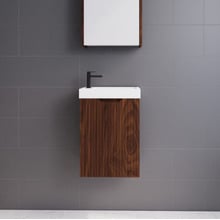 Dustin 450mm Wall Hung Small Space Single Vanity